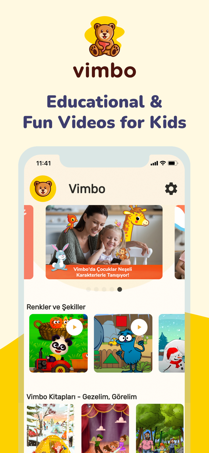 Vimbo - Videos Books for Kids
