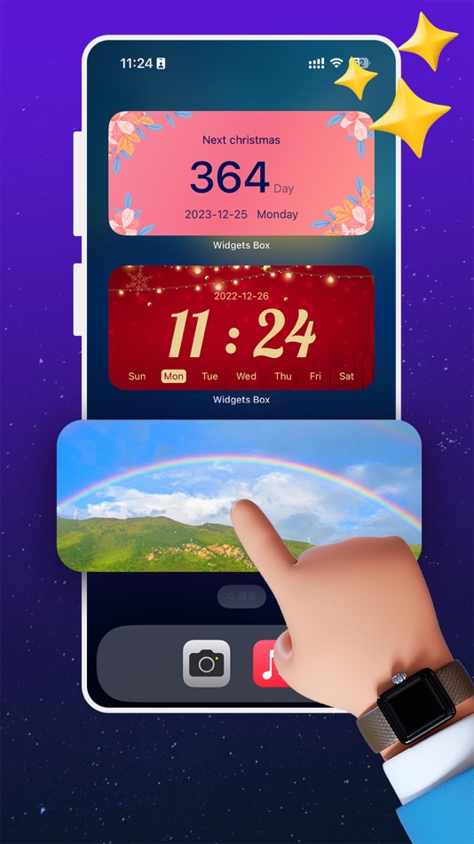 #4. Widgets Box-widgets,wallpapers (iOS) 由: Shenzhen Fengqi Huixin Network Technology Co., Ltd.