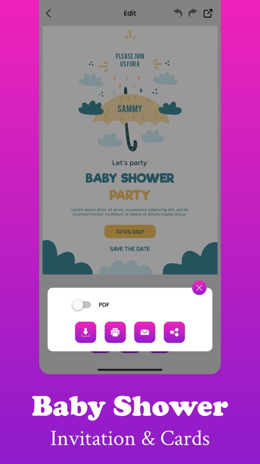 #9. Invitation Maker - Card Maker (iOS) 由: Jayeshkumar Sutriya