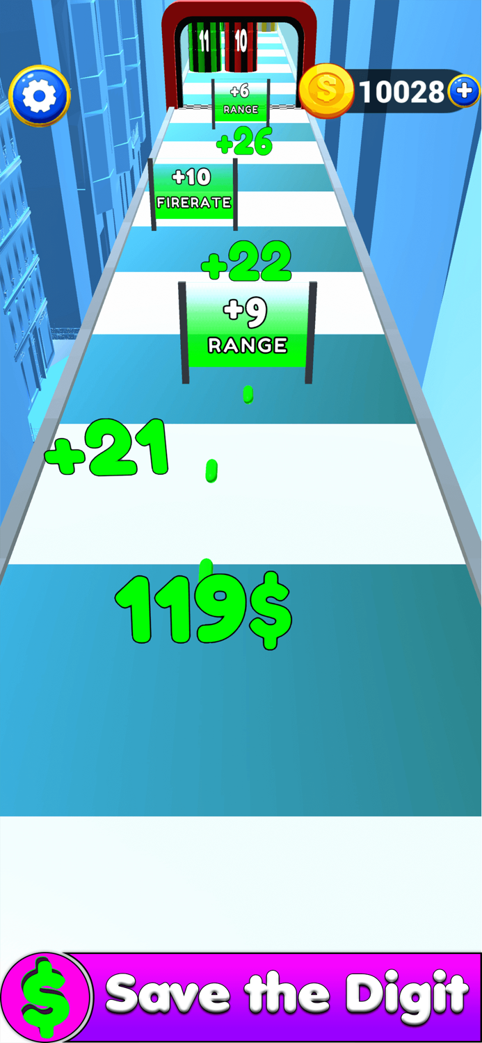 Digit Shooter Number Run Games