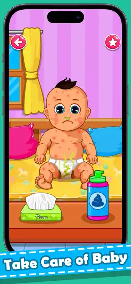 Game screenshot Baby Care Games. Kids Daycare apk