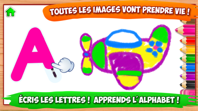 Screenshot #1 pour Dessin lettres! Jeux de enfant