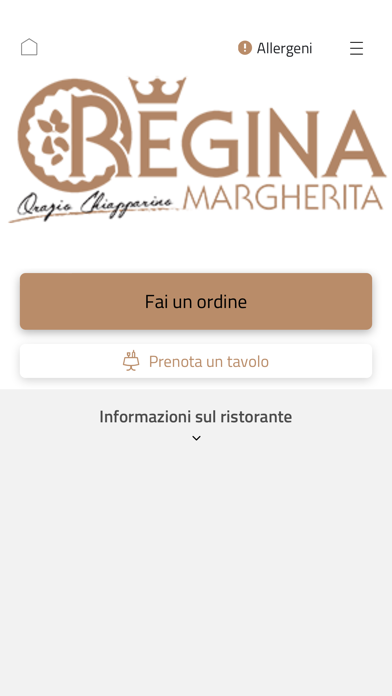 Pizzeria Regina Margherita Screenshot
