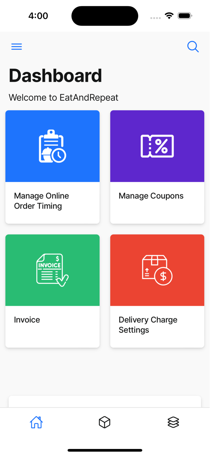 EandR Restaurant Manager