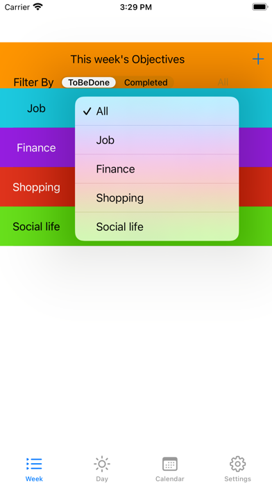 Colorful Planner: Weekly tasks Screenshot