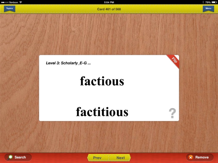 LSAT Prep Verbal Flashcards