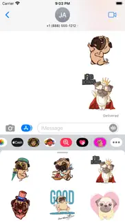 How to cancel & delete pug lovers stickers 3