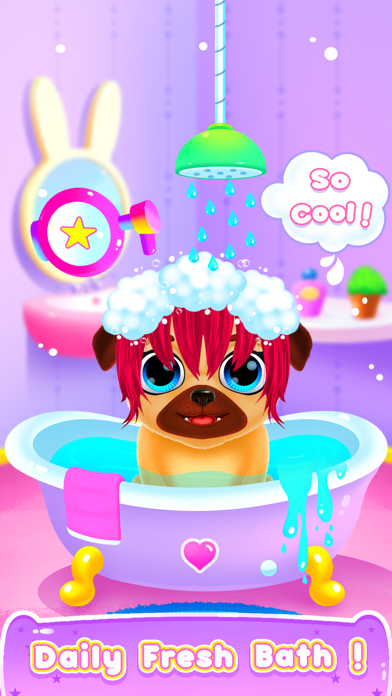 Puppy Pug at Animal Hair Salon Screenshot