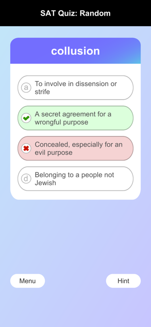 SAT Words Quiz(圖4)-速報App