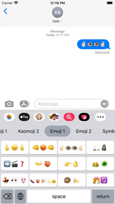 Emoji keyboard: fonts & symbol Screenshot