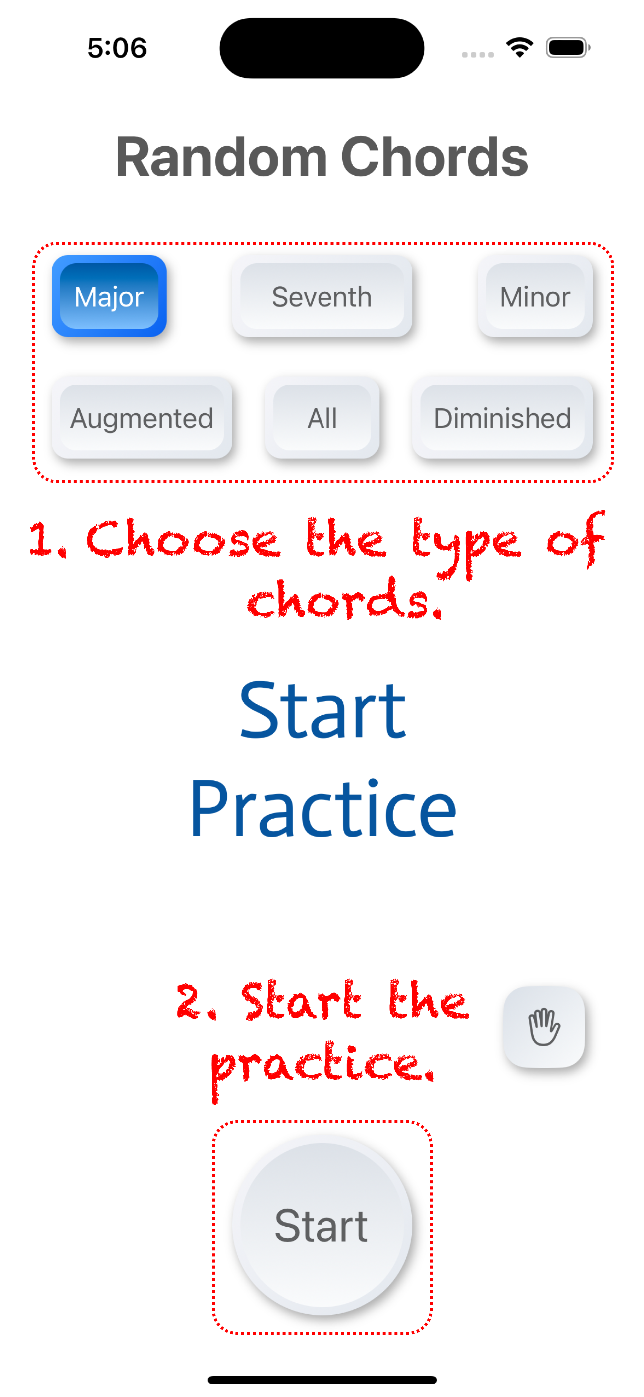 Random Piano Chords