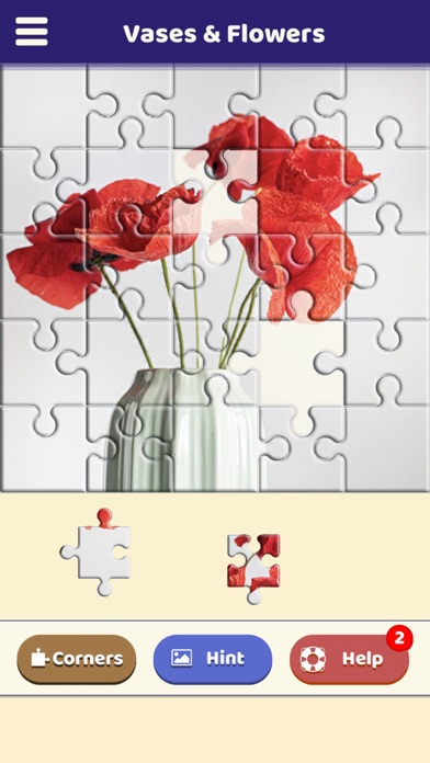 Vases & Flowers Puzzle Screenshot