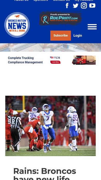 Bronco Nation News Screenshot