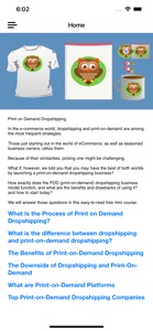 Print On Demand Dropship Guide screenshot #2 for iPhone