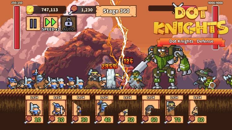 Dot Knights: Pixel Defense War screenshot-4