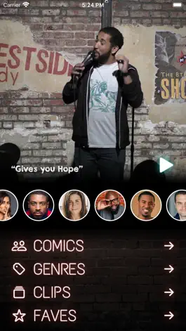 Game screenshot Comedy Showcase Stand-Up Clips apk