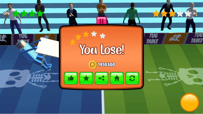 Tug Table Wrestle Physics