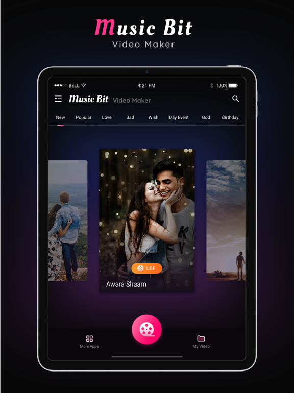 Screenshot #4 pour MusicBit - Music Video Maker