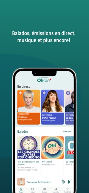 Radio-Canada OHdio on the App Store