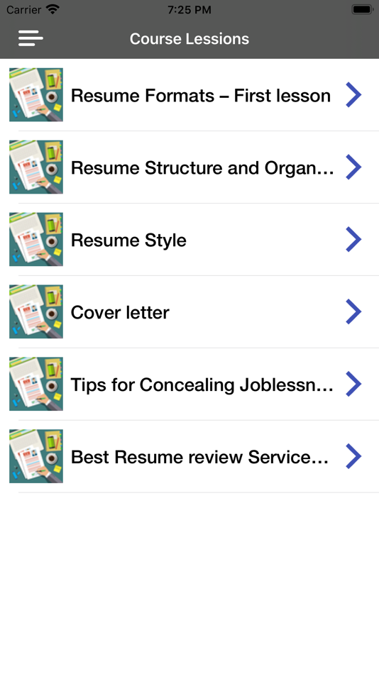 #3. CV Maker Guide Resume building (iOS) 由: Anna Fael