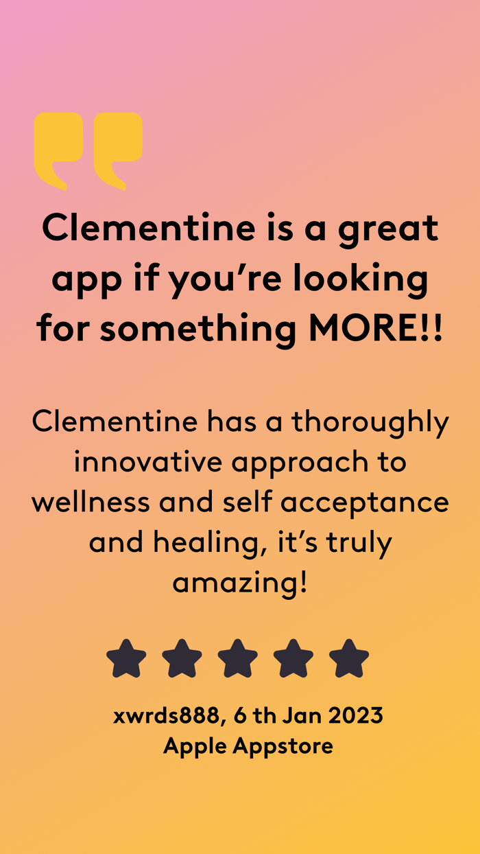 Clementine Sleep and Confidence