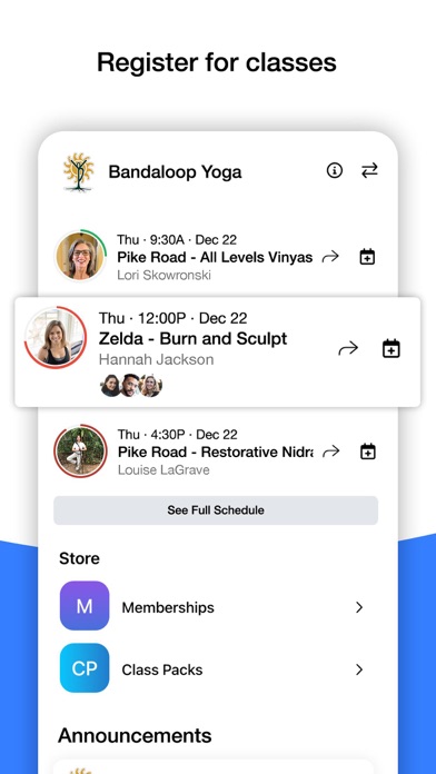 Bandaloop Yoga Screenshot