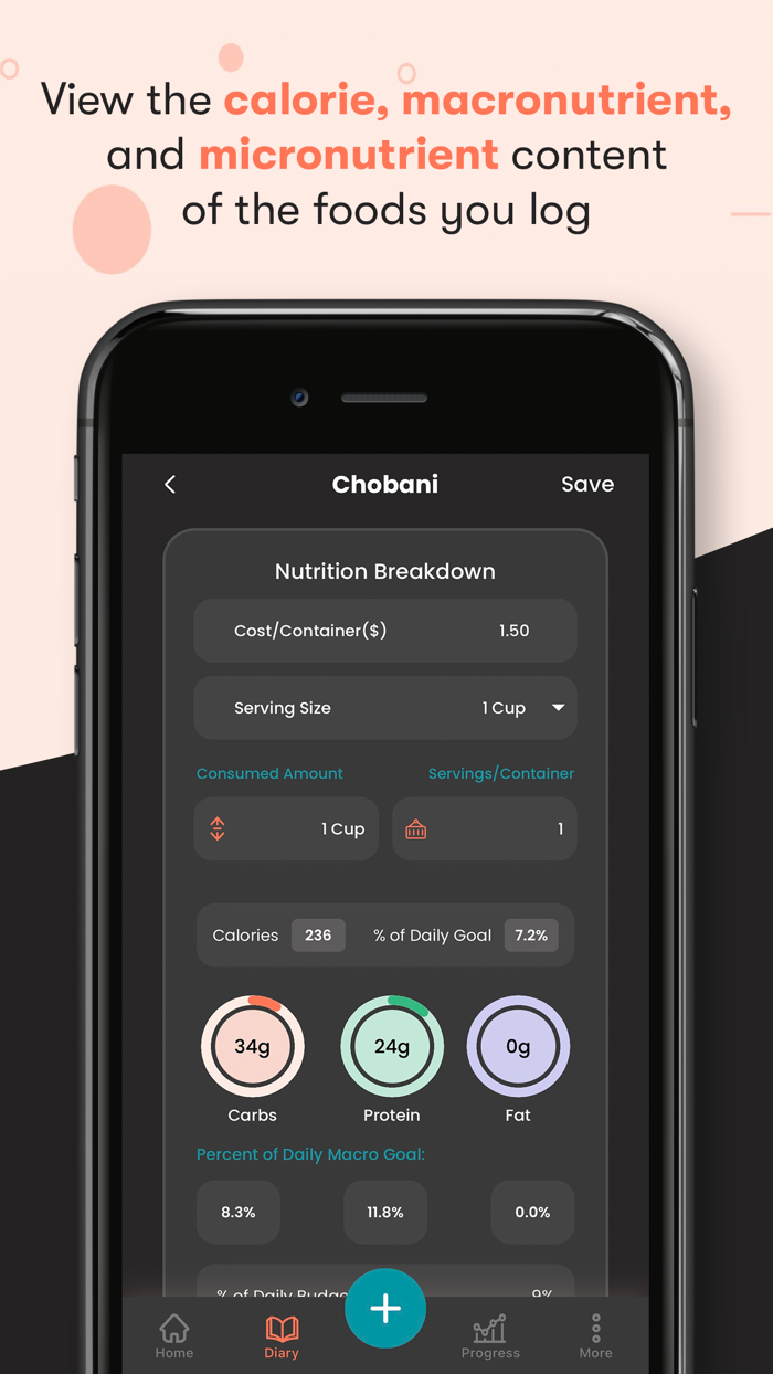 Atlas Nutrition Macro Counter