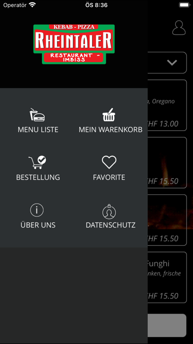 Rheintaler Pizza Imbiss Screenshot