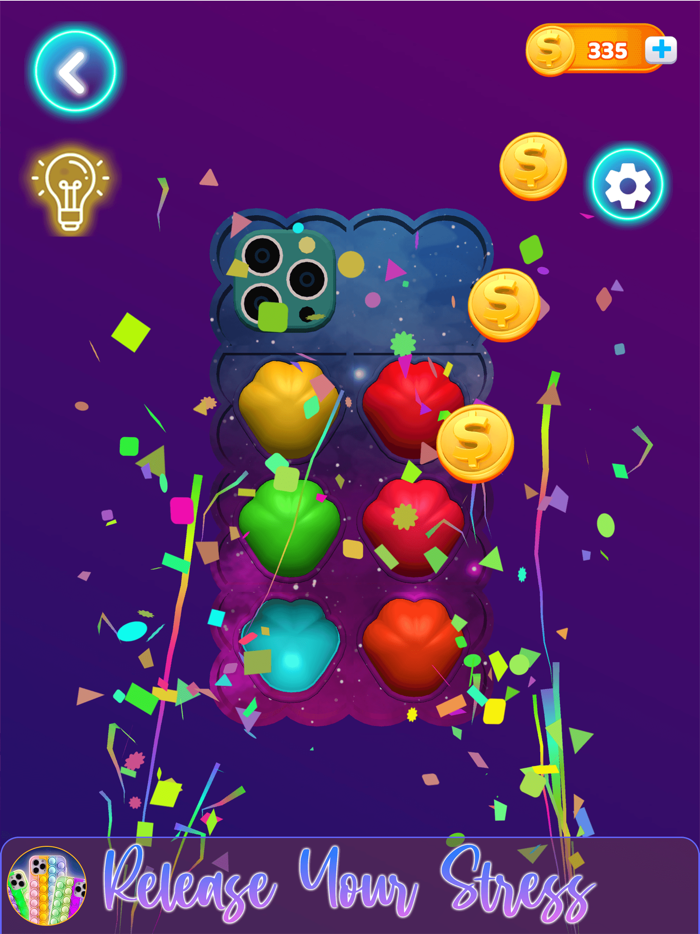 Pop It Phone Case 3D ASMR Toys