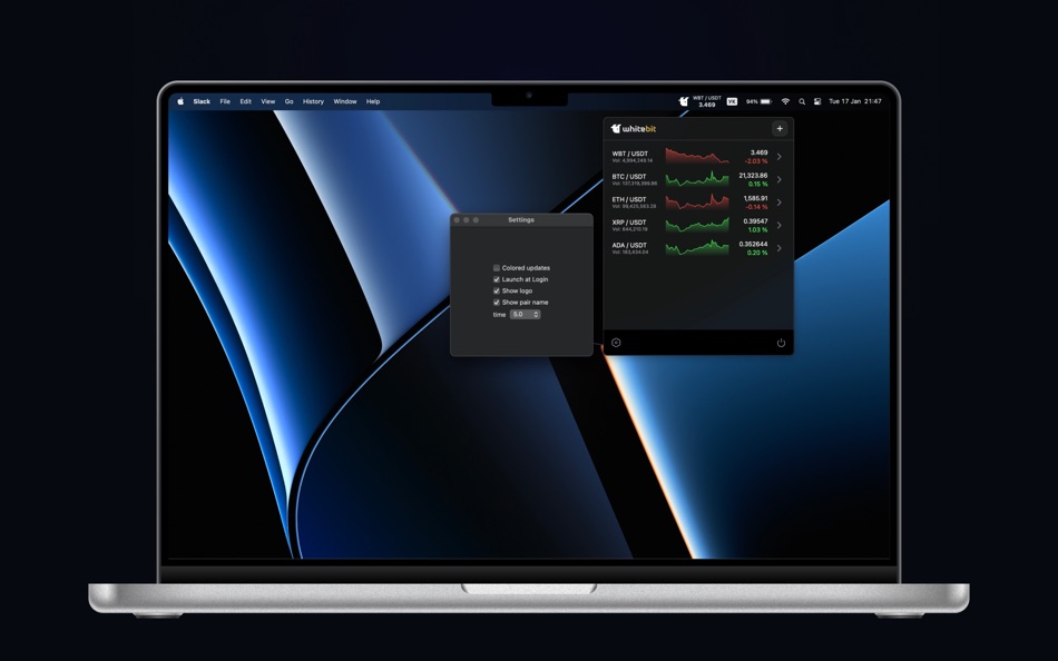 #2. WhiteBIT Extension (macOS) Podle: UAB Clear White Technologies
