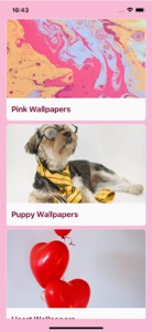 Cute Girly Wallpapers For Girl screenshot #1 for iPhone