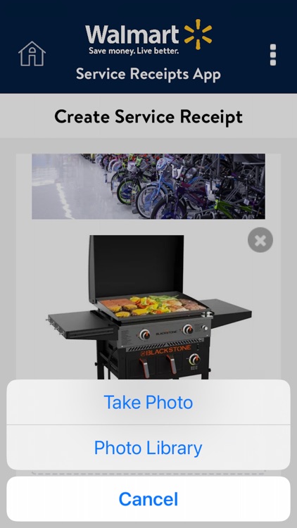 Walmart - Service Receipts