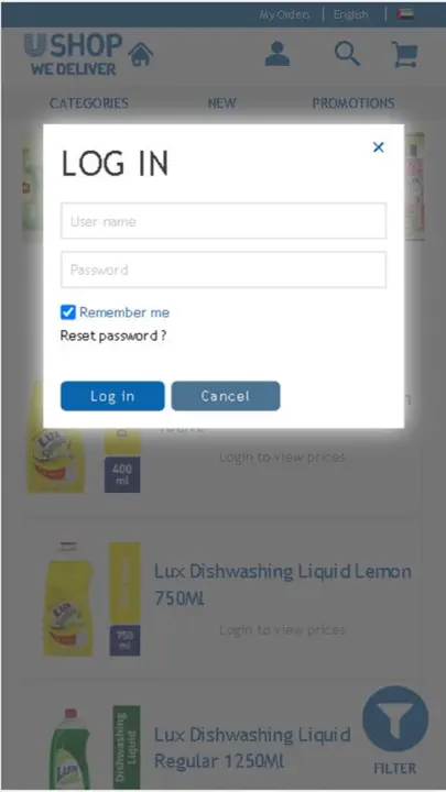 Ushop Unilever iPhone Ekran Görüntüsü 2