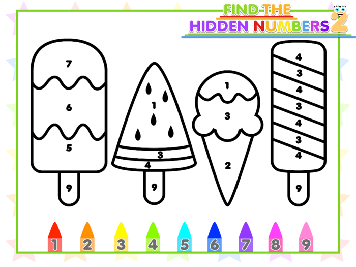 Find The Hidden Numbers 2