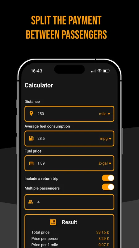 Fuel Calculator - Pro screenshot 3 of 3