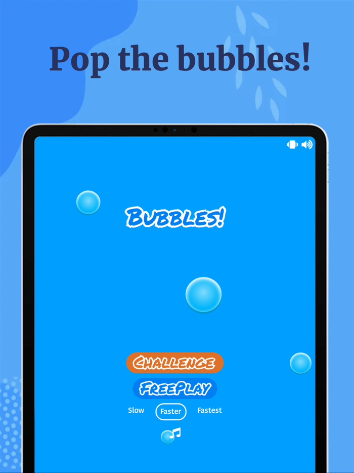 Bubbles Pop the Bubbles