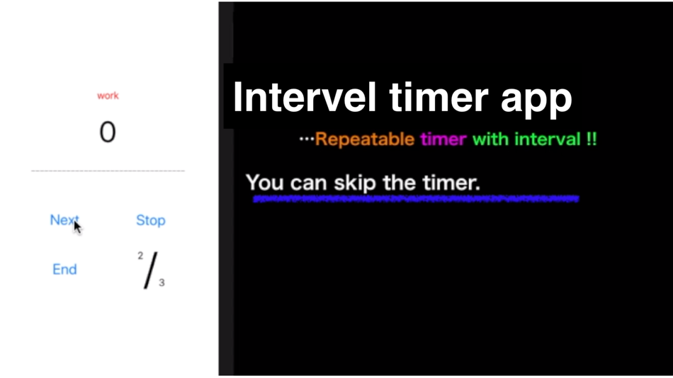 #4. i-Timer: Interval timer app (iOS) 게시자: Foodmenu.world Inc.