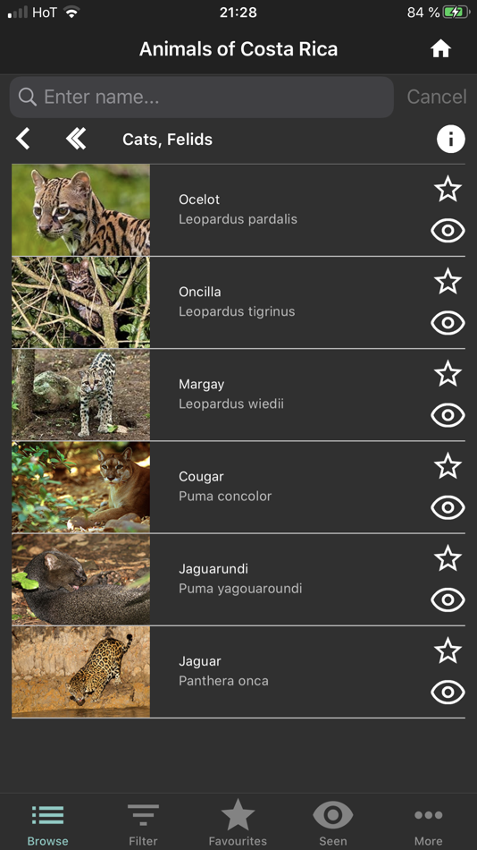 #4. Animals of Costa Rica (iOS) Podle: Stefan Kunz