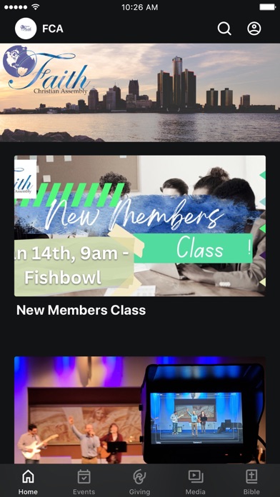 Faith Christian Assembly Screenshot