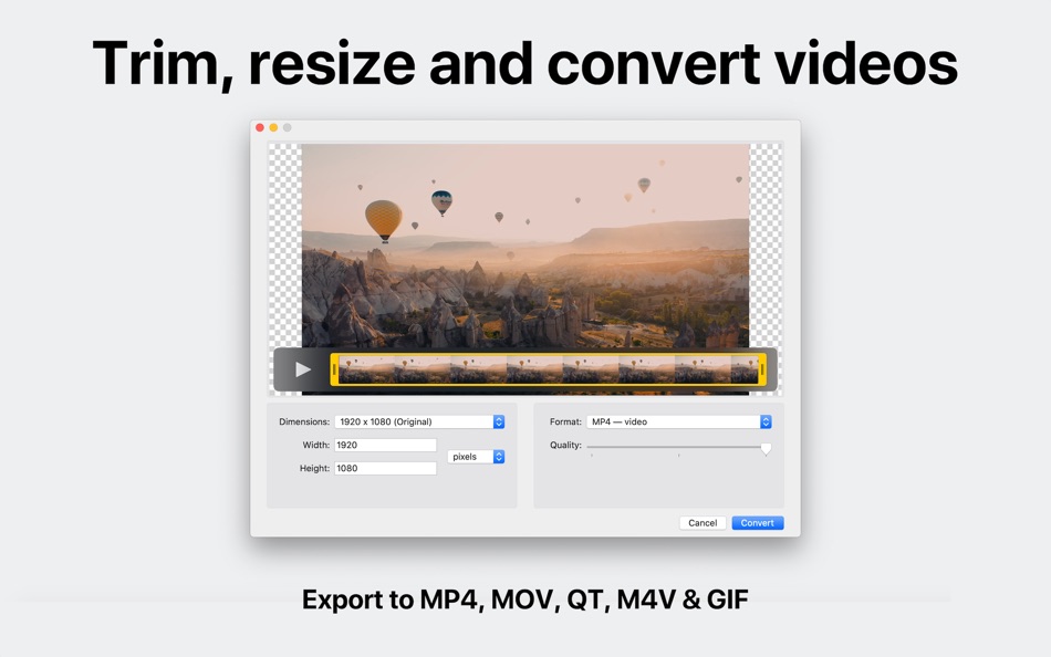 Video Tool: Cut, Convert, GIF - 1.0 - (macOS)