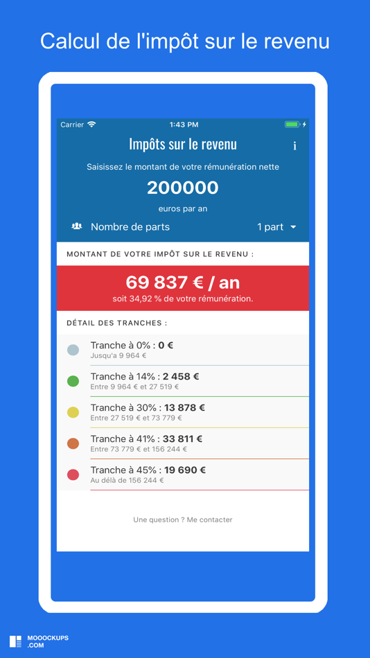 #1. Impôts (iOS) 由: Julien Kermarec