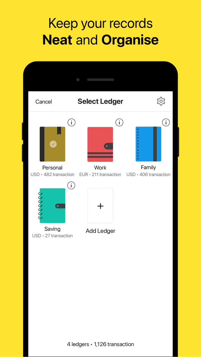 Money Ledgers Expense Tracker