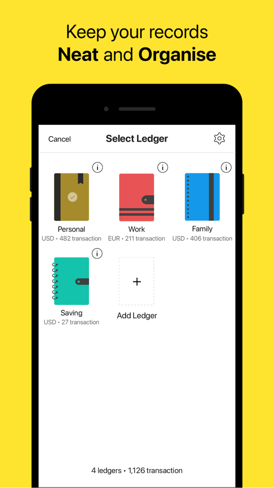 #3. Money Ledgers: Expense Tracker (iOS) By: Teck Wei Khoo