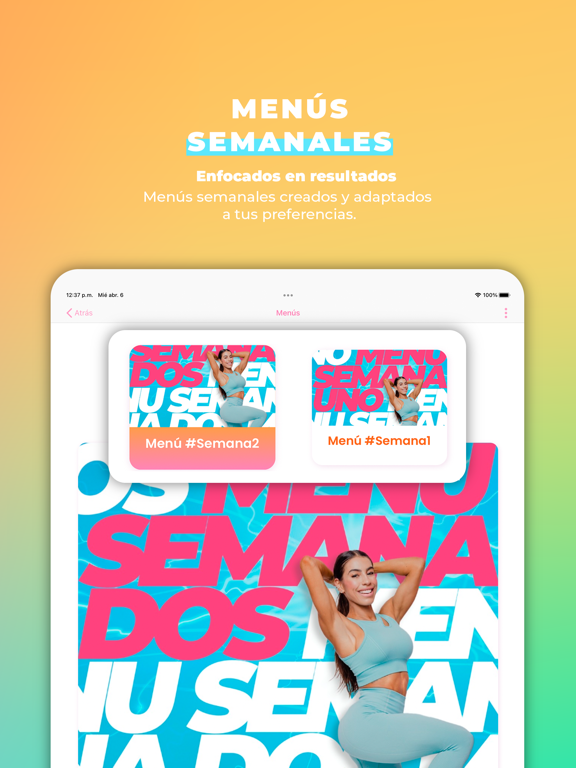MuyAndreFit iPad screenshot 4 - Health & Fitness app