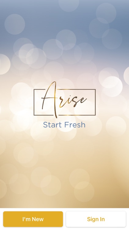 Arise and Start Fresh