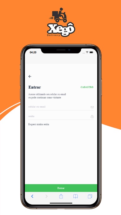 Xegô Delivery Screenshot