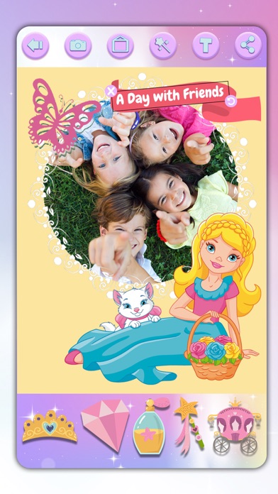 Fairy Princess Coloring Pages Screenshot