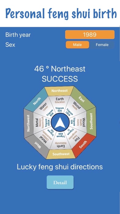 Screenshot #1 pour Feng shui Compass in English