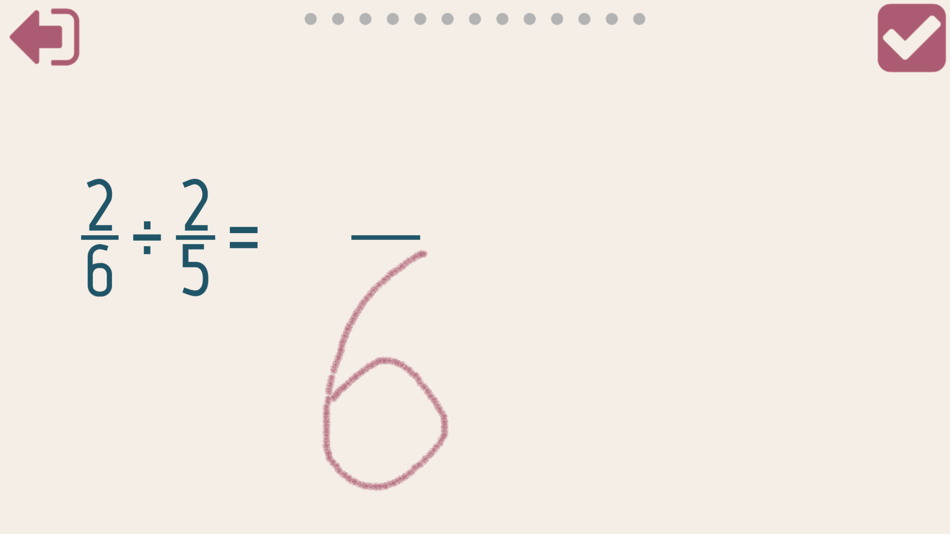 #3. Math Shot Dividing Fractions (iOS) 由: Sergey Malugin