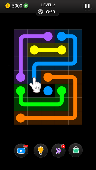 Screenshot #1 pour Dot Knot - Line & Color Puzzle